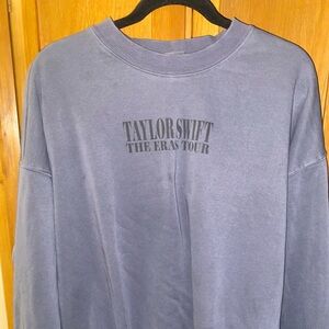 Taylor Swift Blue Crew Neck Sweater
